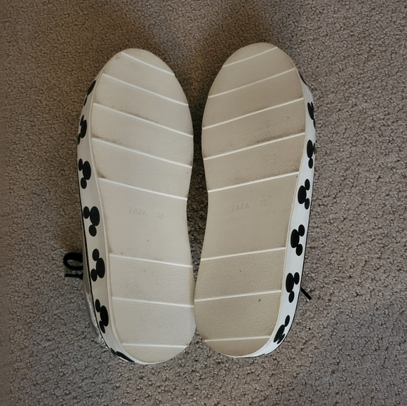 ZARA new special edition mickey mouse sneakers W 8 US - Picture 3 of 4